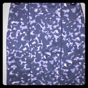 Loft camo-patterned skirt